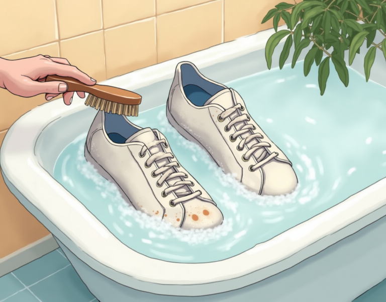 하얀 운동화를 흰빛으로 유지하는 비법