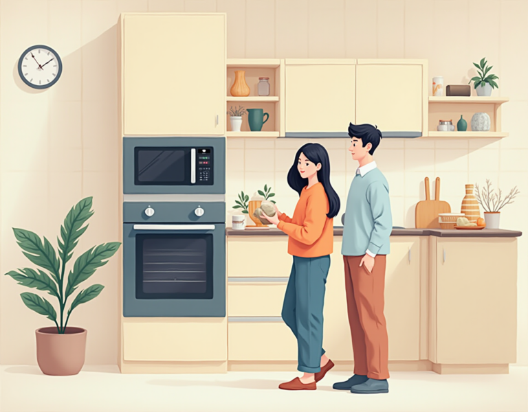 빌트인 광파오븐, 설치해볼까요? 주방 공간 활용과 스타일리시한 인테리어를 한번에!