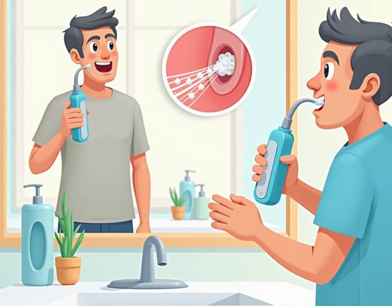 구강세정기로 편토석 제거하기: 쉽고 효과적인 방법