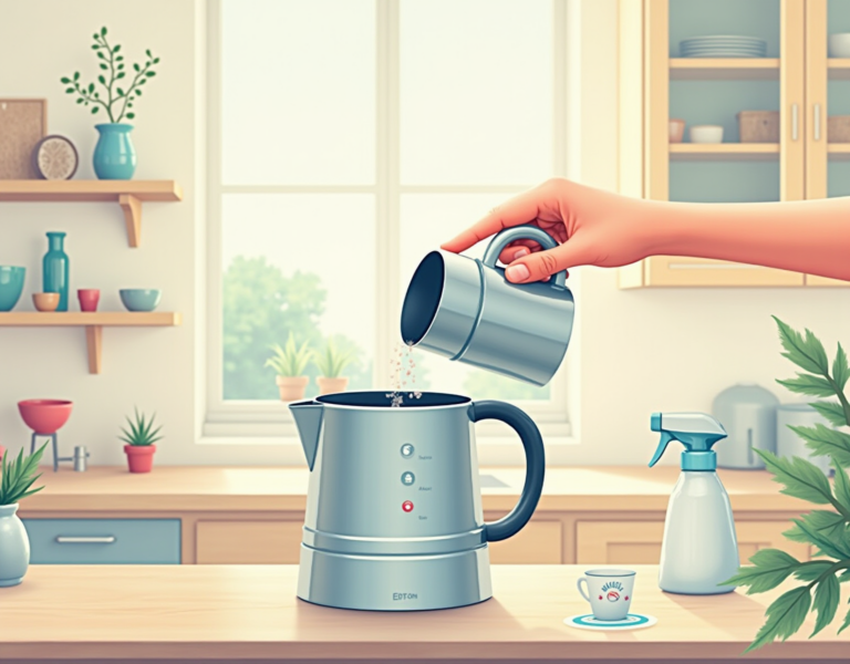 커피포트 물때 제거, 구연산과 베이킹소다로 간단하게!