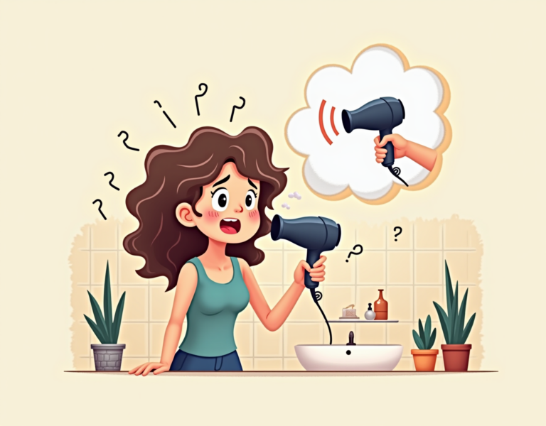 헤어 드라이어 소음, 효과적인 해결 방법은?