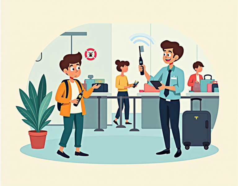 비행기에 전동칫솔 가져가도 될까? 한 번에 해결!