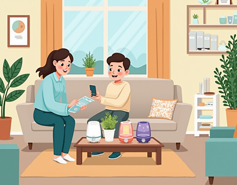 가열식 가습기 활용하기, 건강과 인테리어를 한번에!