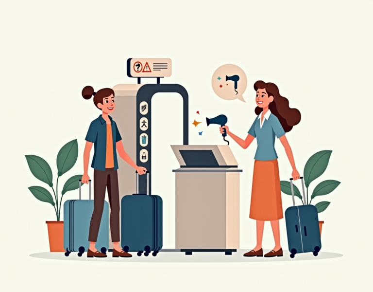 항공 여행 시 드라이기 기내 반입 가능할까? 주의해야 할 규정 총정리