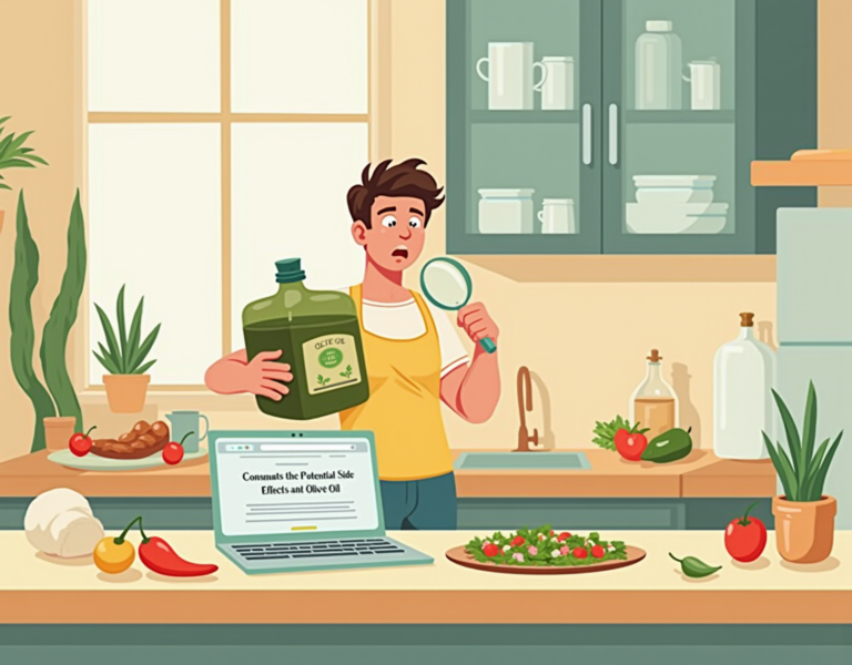 올리브유의 숨겨진 단면: 과다섭취 시 주의사항