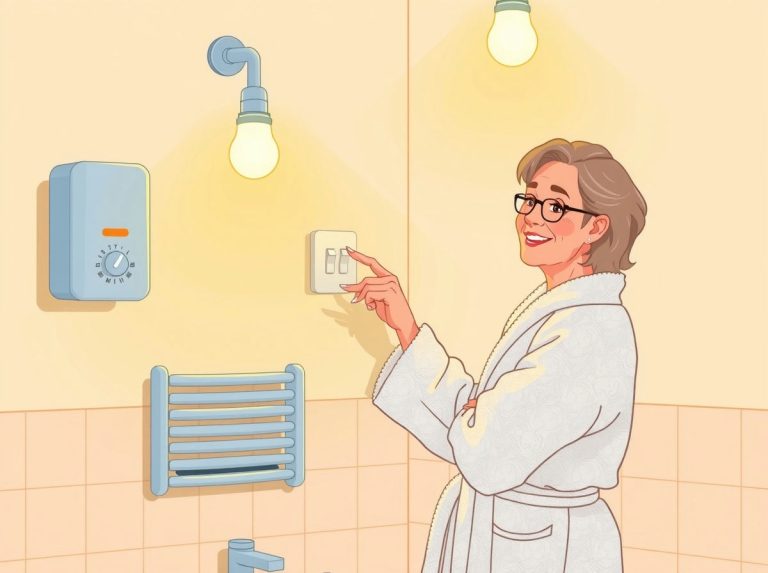 겨울 욕실 난방, 온열기전구로 전기세 걱정 없이 따뜻하게