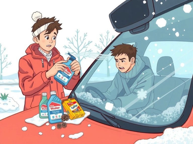 겨울용 워셔액 선택 기준: 어는점과 성분 완벽 가이드