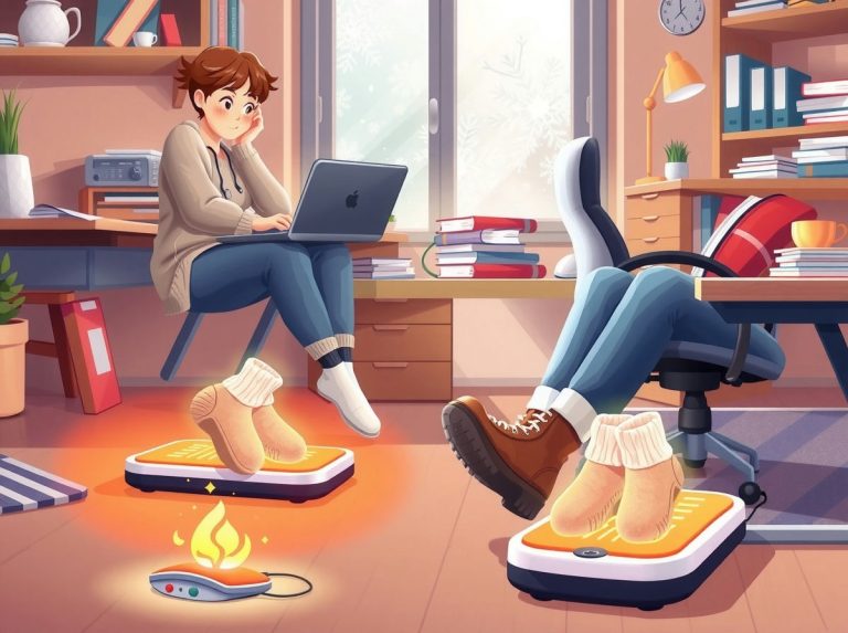 겨울 발 시림 해결법, 히팅패드 발난로가 정답인 이유